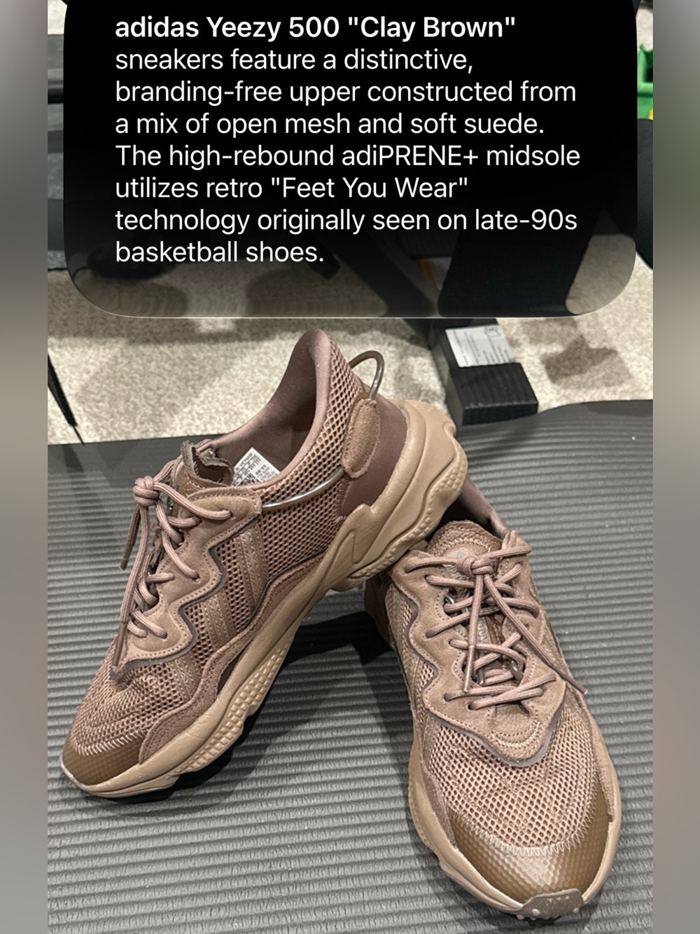 adidas Women's Chunky Mesh Suede Sneakers - Taupe Pink